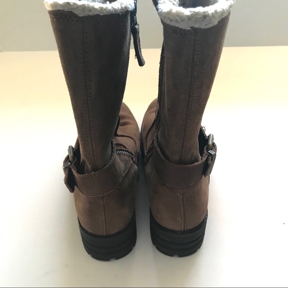 Caterpillar “CAT” Brown Suede Boots Sherpa Lined - Picture 7 of 15